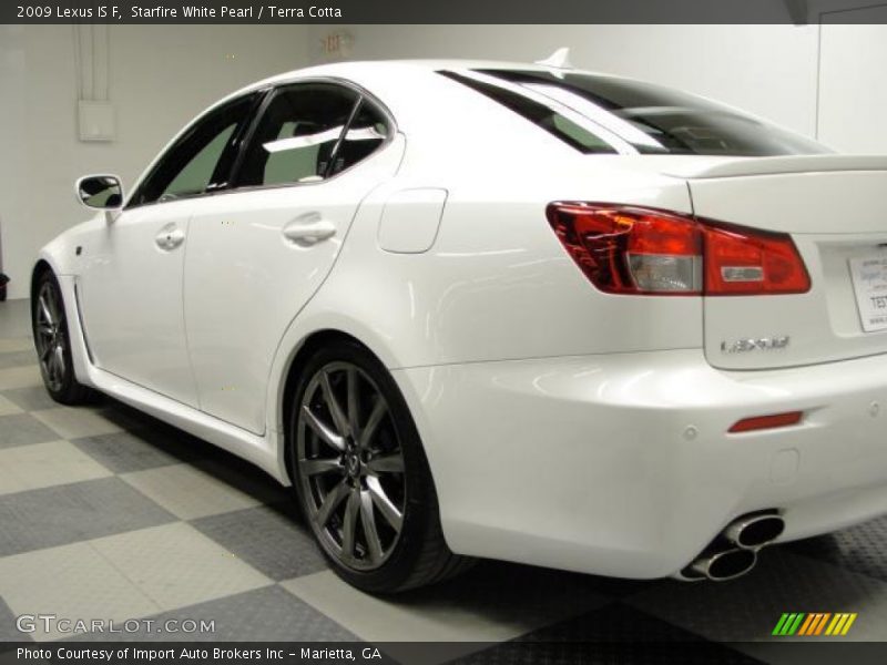 Starfire White Pearl / Terra Cotta 2009 Lexus IS F