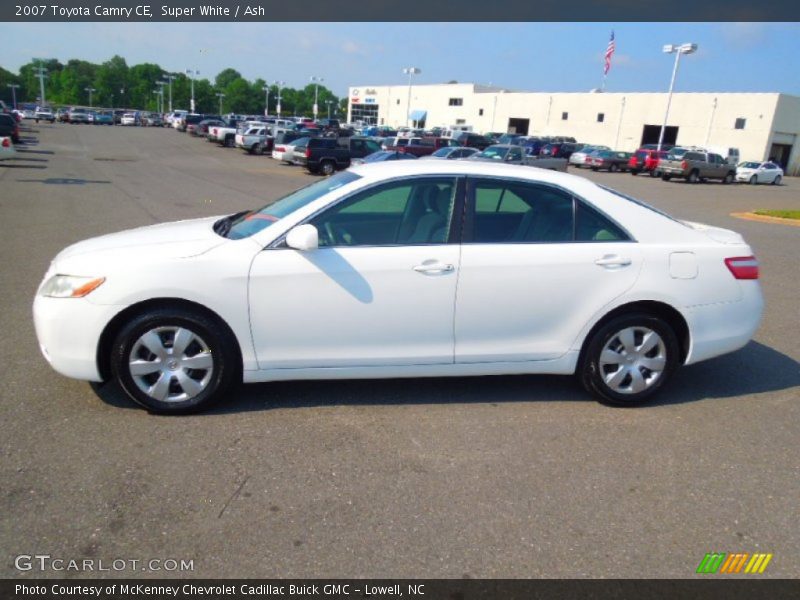Super White / Ash 2007 Toyota Camry CE