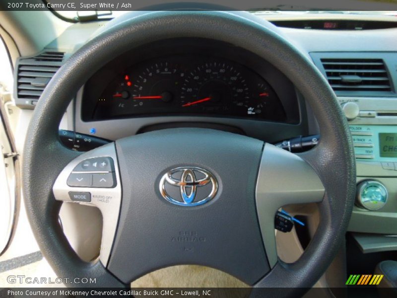Super White / Ash 2007 Toyota Camry CE