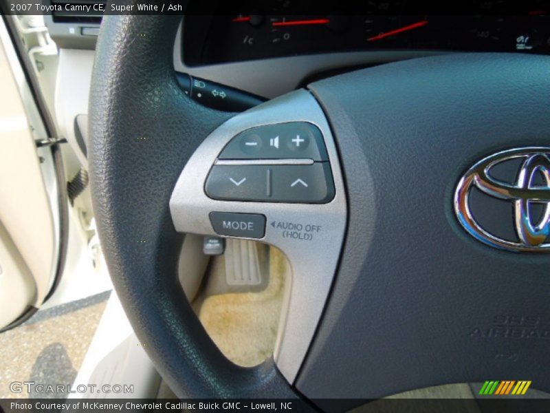 Super White / Ash 2007 Toyota Camry CE