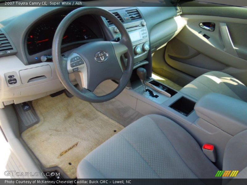 Super White / Ash 2007 Toyota Camry CE
