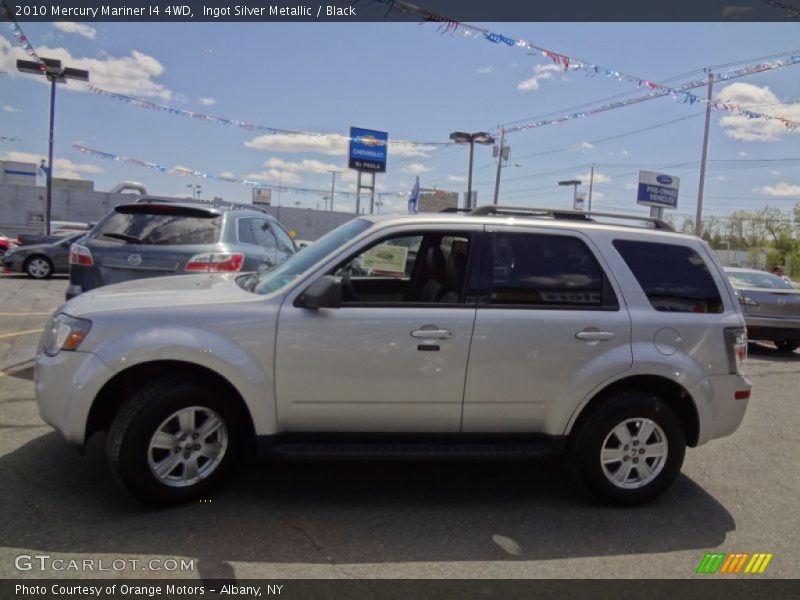 Ingot Silver Metallic / Black 2010 Mercury Mariner I4 4WD
