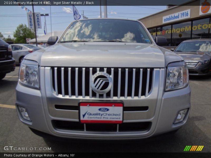 Ingot Silver Metallic / Black 2010 Mercury Mariner I4 4WD