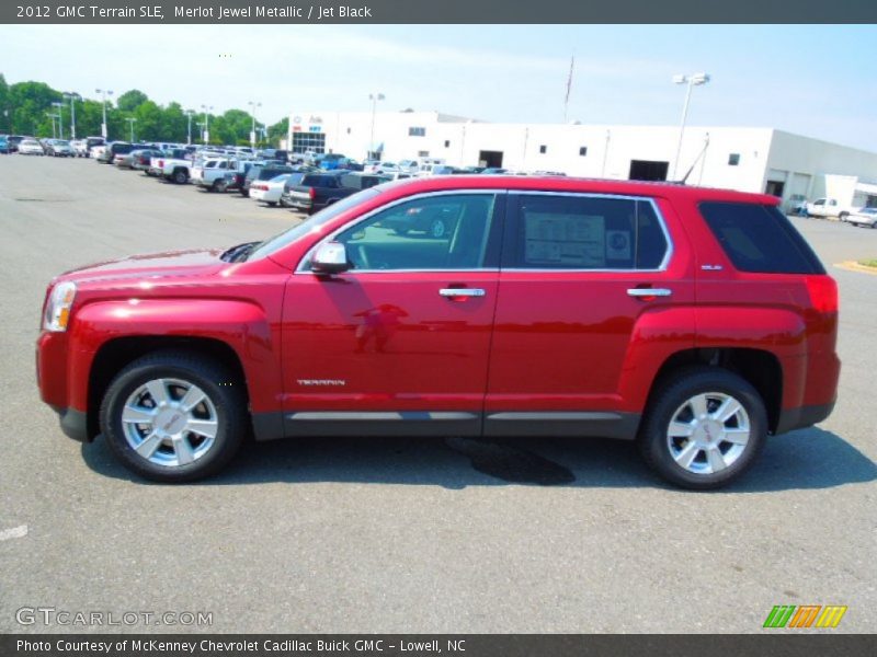 Merlot Jewel Metallic / Jet Black 2012 GMC Terrain SLE