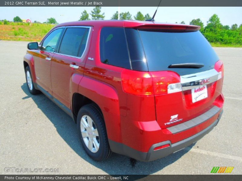 Merlot Jewel Metallic / Jet Black 2012 GMC Terrain SLE