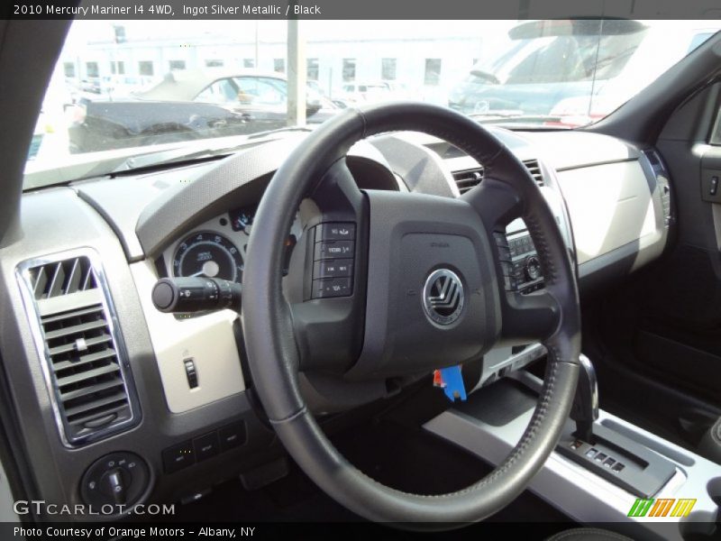 Ingot Silver Metallic / Black 2010 Mercury Mariner I4 4WD