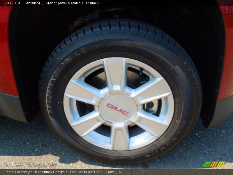 Merlot Jewel Metallic / Jet Black 2012 GMC Terrain SLE