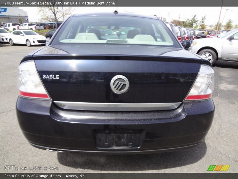 Dark Ink Blue / Medium Light Stone 2008 Mercury Sable Sedan