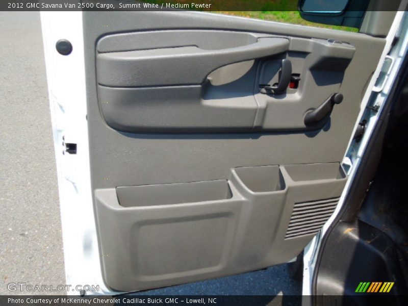 Summit White / Medium Pewter 2012 GMC Savana Van 2500 Cargo