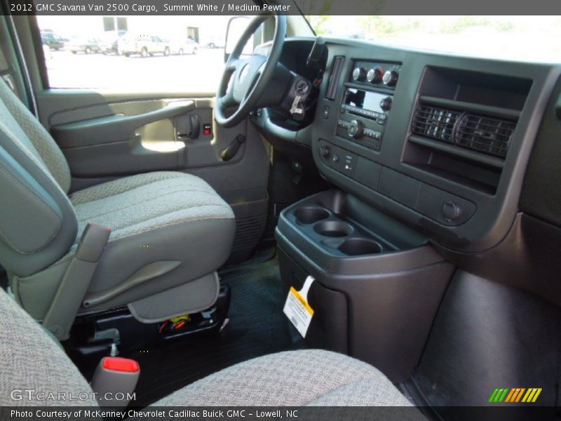 Summit White / Medium Pewter 2012 GMC Savana Van 2500 Cargo