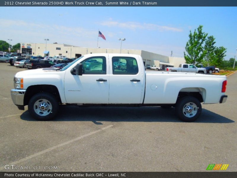 Summit White / Dark Titanium 2012 Chevrolet Silverado 2500HD Work Truck Crew Cab