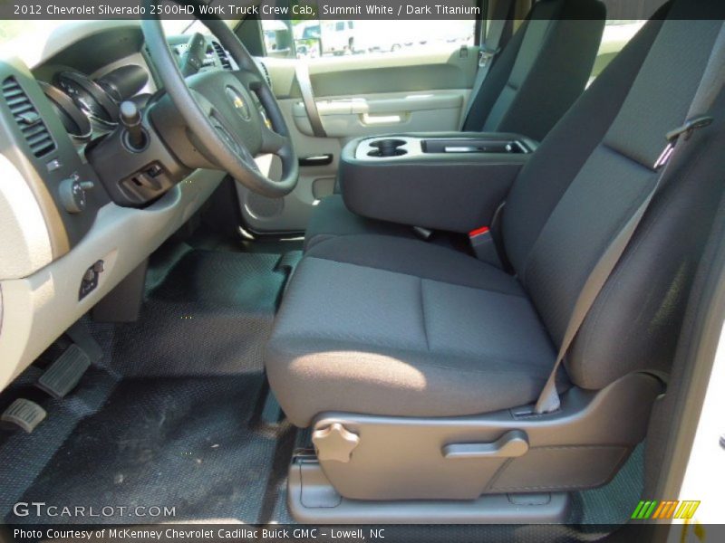 Summit White / Dark Titanium 2012 Chevrolet Silverado 2500HD Work Truck Crew Cab