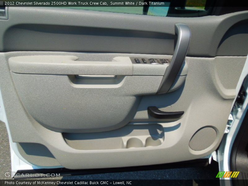 Summit White / Dark Titanium 2012 Chevrolet Silverado 2500HD Work Truck Crew Cab