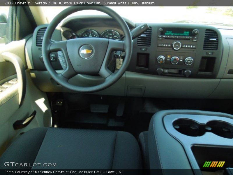 Summit White / Dark Titanium 2012 Chevrolet Silverado 2500HD Work Truck Crew Cab