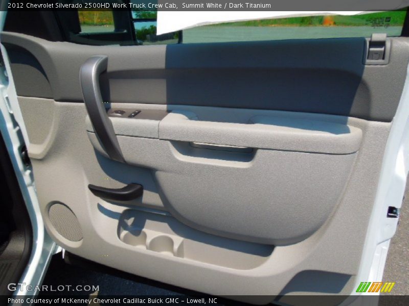 Summit White / Dark Titanium 2012 Chevrolet Silverado 2500HD Work Truck Crew Cab