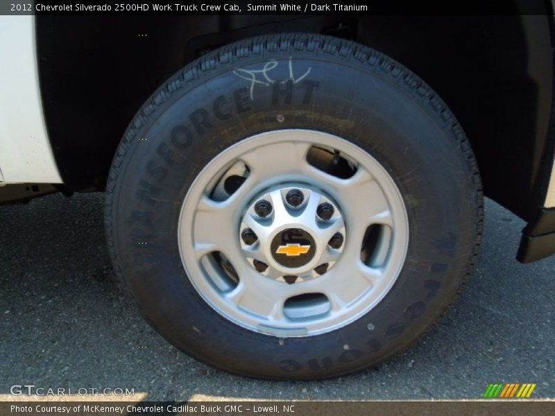Summit White / Dark Titanium 2012 Chevrolet Silverado 2500HD Work Truck Crew Cab