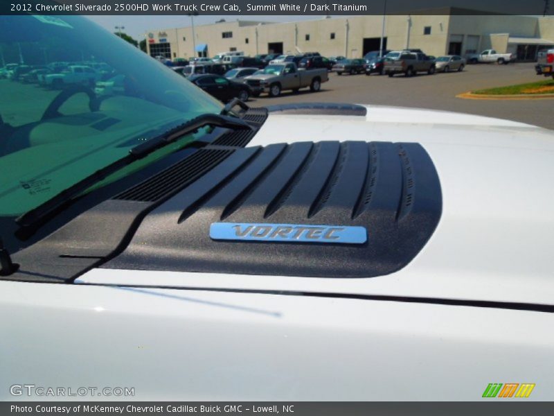 Summit White / Dark Titanium 2012 Chevrolet Silverado 2500HD Work Truck Crew Cab
