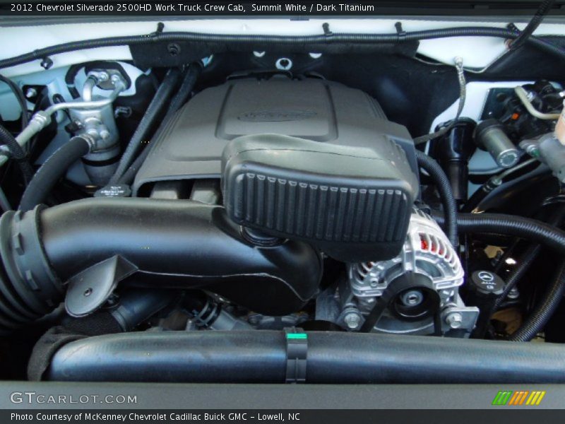 Summit White / Dark Titanium 2012 Chevrolet Silverado 2500HD Work Truck Crew Cab