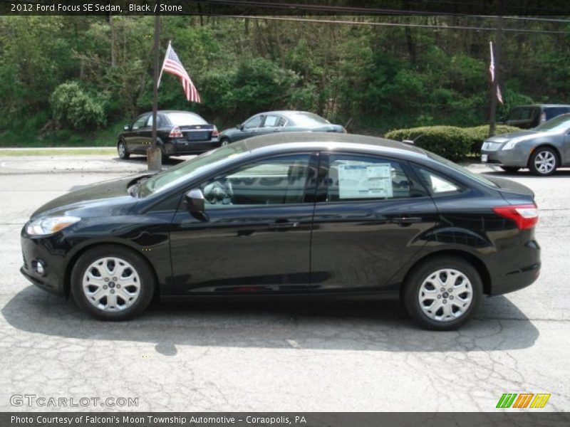 Black / Stone 2012 Ford Focus SE Sedan