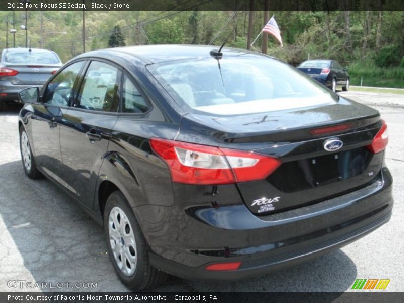 Black / Stone 2012 Ford Focus SE Sedan