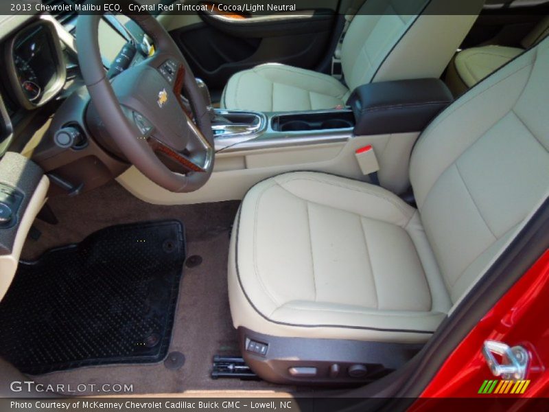 Crystal Red Tintcoat / Cocoa/Light Neutral 2013 Chevrolet Malibu ECO