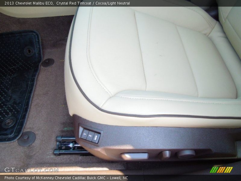 Crystal Red Tintcoat / Cocoa/Light Neutral 2013 Chevrolet Malibu ECO