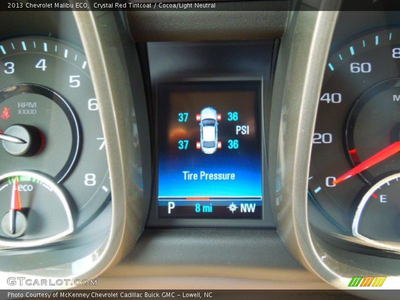 Crystal Red Tintcoat / Cocoa/Light Neutral 2013 Chevrolet Malibu ECO