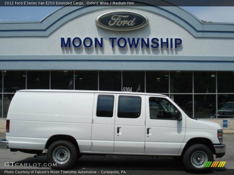 Oxford White / Medium Flint 2012 Ford E Series Van E250 Extended Cargo