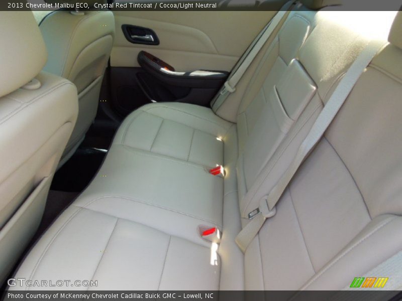 Crystal Red Tintcoat / Cocoa/Light Neutral 2013 Chevrolet Malibu ECO