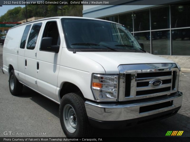 Oxford White / Medium Flint 2012 Ford E Series Van E250 Extended Cargo