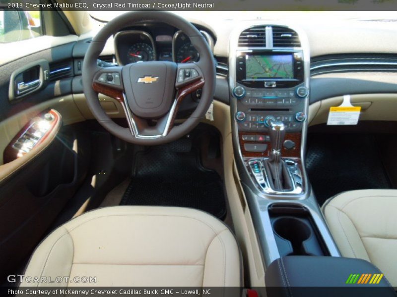 Crystal Red Tintcoat / Cocoa/Light Neutral 2013 Chevrolet Malibu ECO