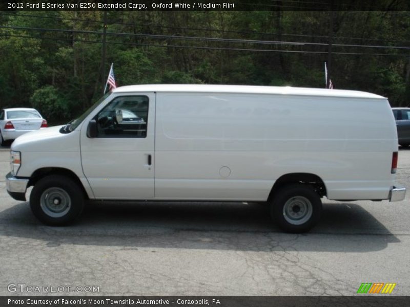 Oxford White / Medium Flint 2012 Ford E Series Van E250 Extended Cargo