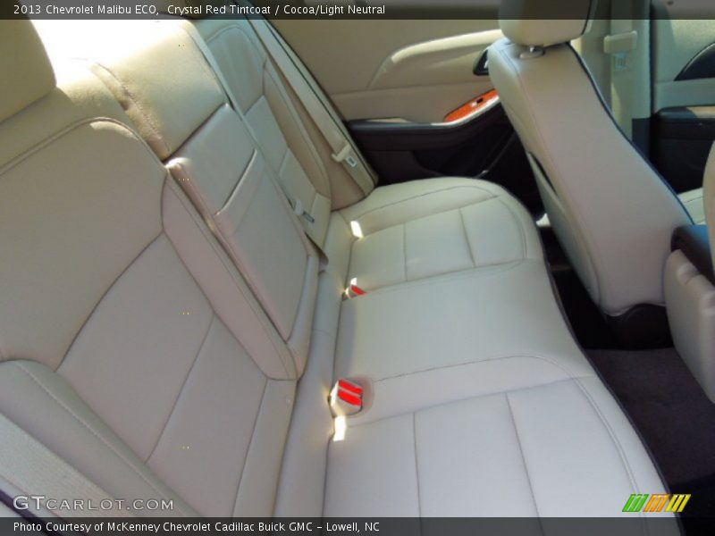 Crystal Red Tintcoat / Cocoa/Light Neutral 2013 Chevrolet Malibu ECO