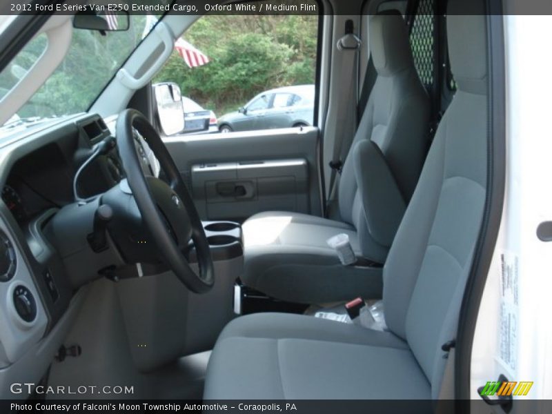 Oxford White / Medium Flint 2012 Ford E Series Van E250 Extended Cargo