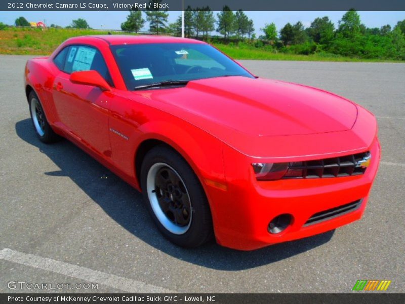 Victory Red / Black 2012 Chevrolet Camaro LS Coupe