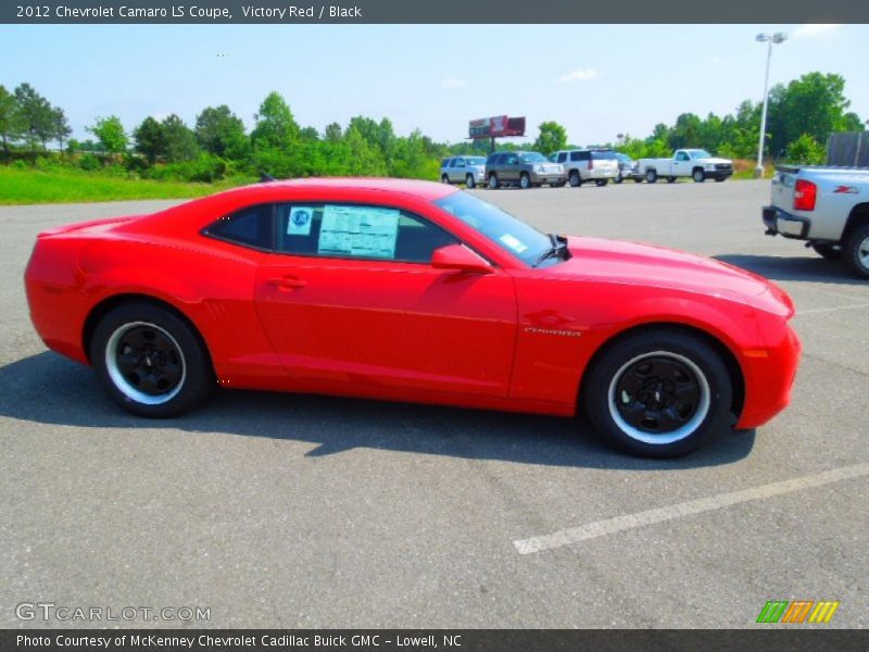 Victory Red / Black 2012 Chevrolet Camaro LS Coupe
