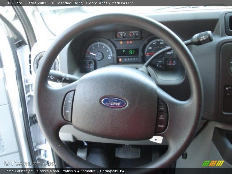Oxford White / Medium Flint 2012 Ford E Series Van E250 Extended Cargo