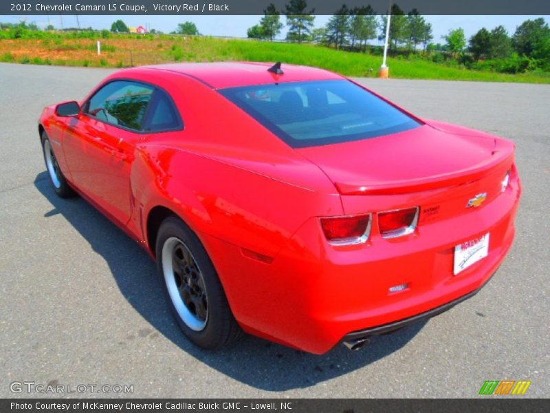 Victory Red / Black 2012 Chevrolet Camaro LS Coupe