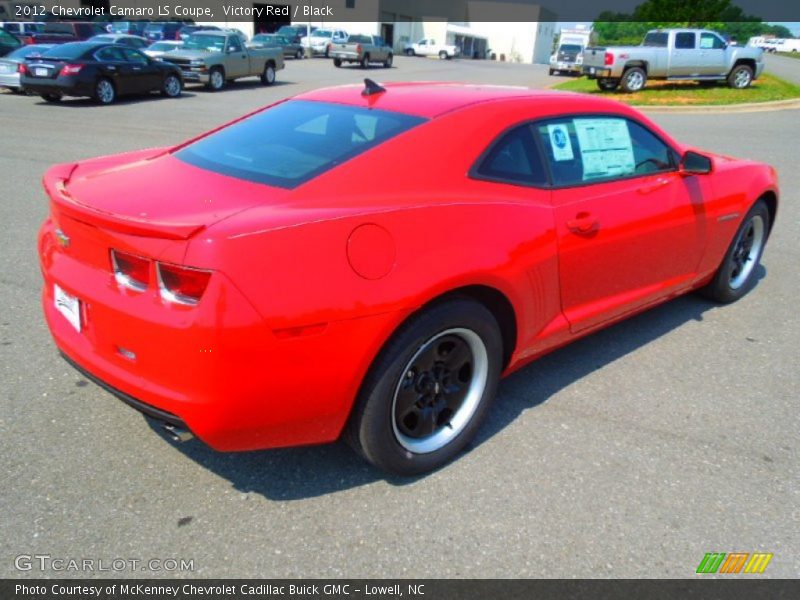 Victory Red / Black 2012 Chevrolet Camaro LS Coupe