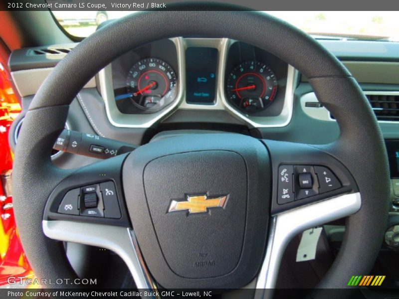 Victory Red / Black 2012 Chevrolet Camaro LS Coupe