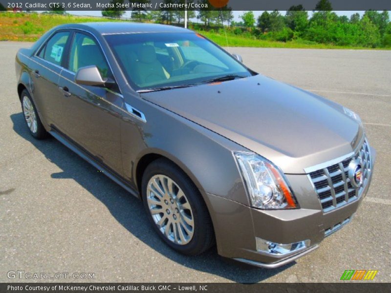Mocha Steel Metallic / Cashmere/Cocoa 2012 Cadillac CTS 3.6 Sedan