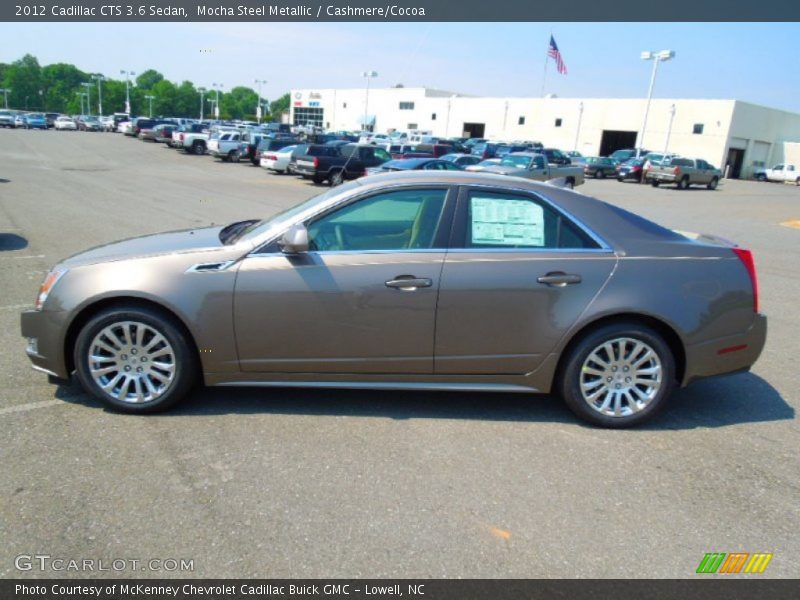 Mocha Steel Metallic / Cashmere/Cocoa 2012 Cadillac CTS 3.6 Sedan