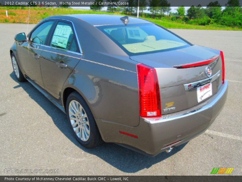 Mocha Steel Metallic / Cashmere/Cocoa 2012 Cadillac CTS 3.6 Sedan