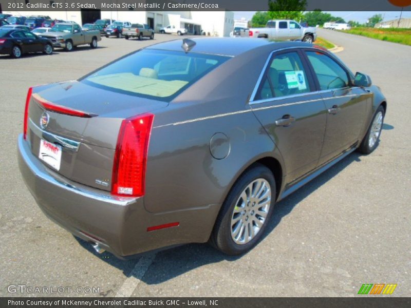 Mocha Steel Metallic / Cashmere/Cocoa 2012 Cadillac CTS 3.6 Sedan