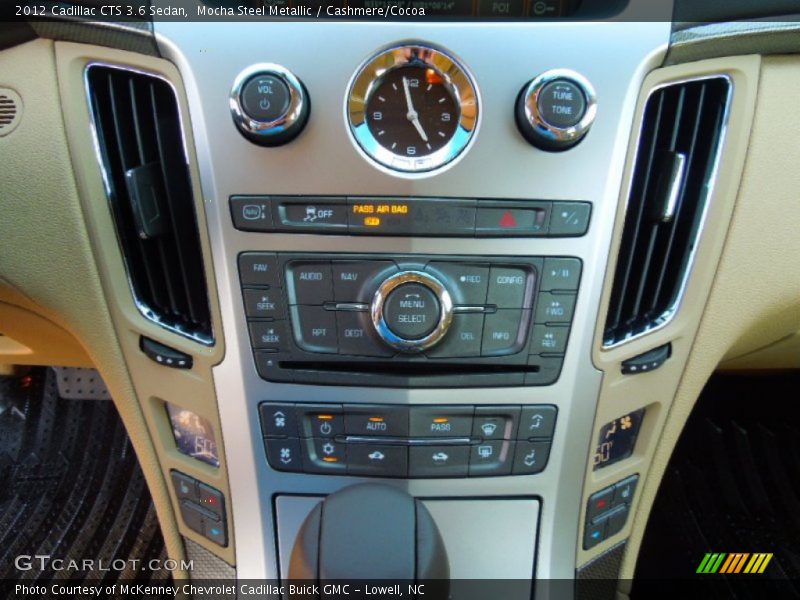 Controls of 2012 CTS 3.6 Sedan
