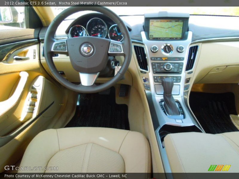 Mocha Steel Metallic / Cashmere/Cocoa 2012 Cadillac CTS 3.6 Sedan