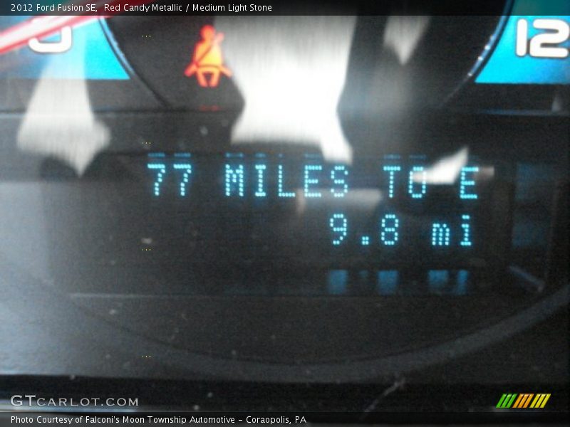 Red Candy Metallic / Medium Light Stone 2012 Ford Fusion SE