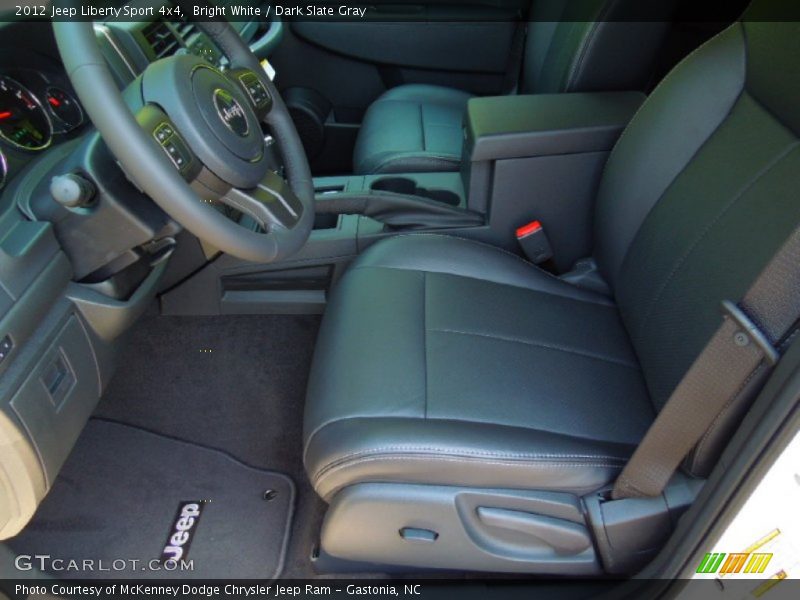 Bright White / Dark Slate Gray 2012 Jeep Liberty Sport 4x4