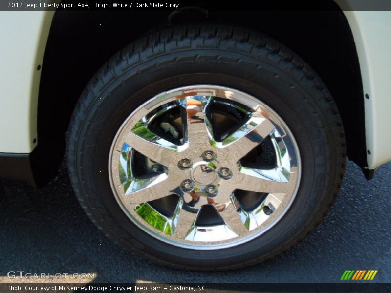 Bright White / Dark Slate Gray 2012 Jeep Liberty Sport 4x4