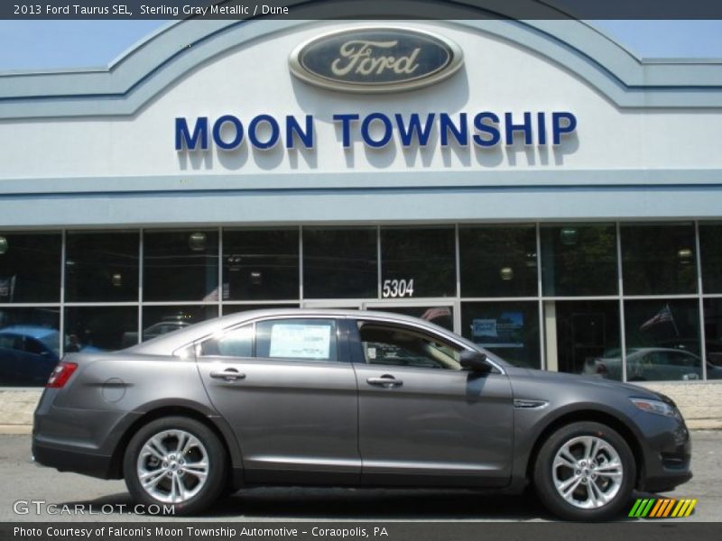 Sterling Gray Metallic / Dune 2013 Ford Taurus SEL